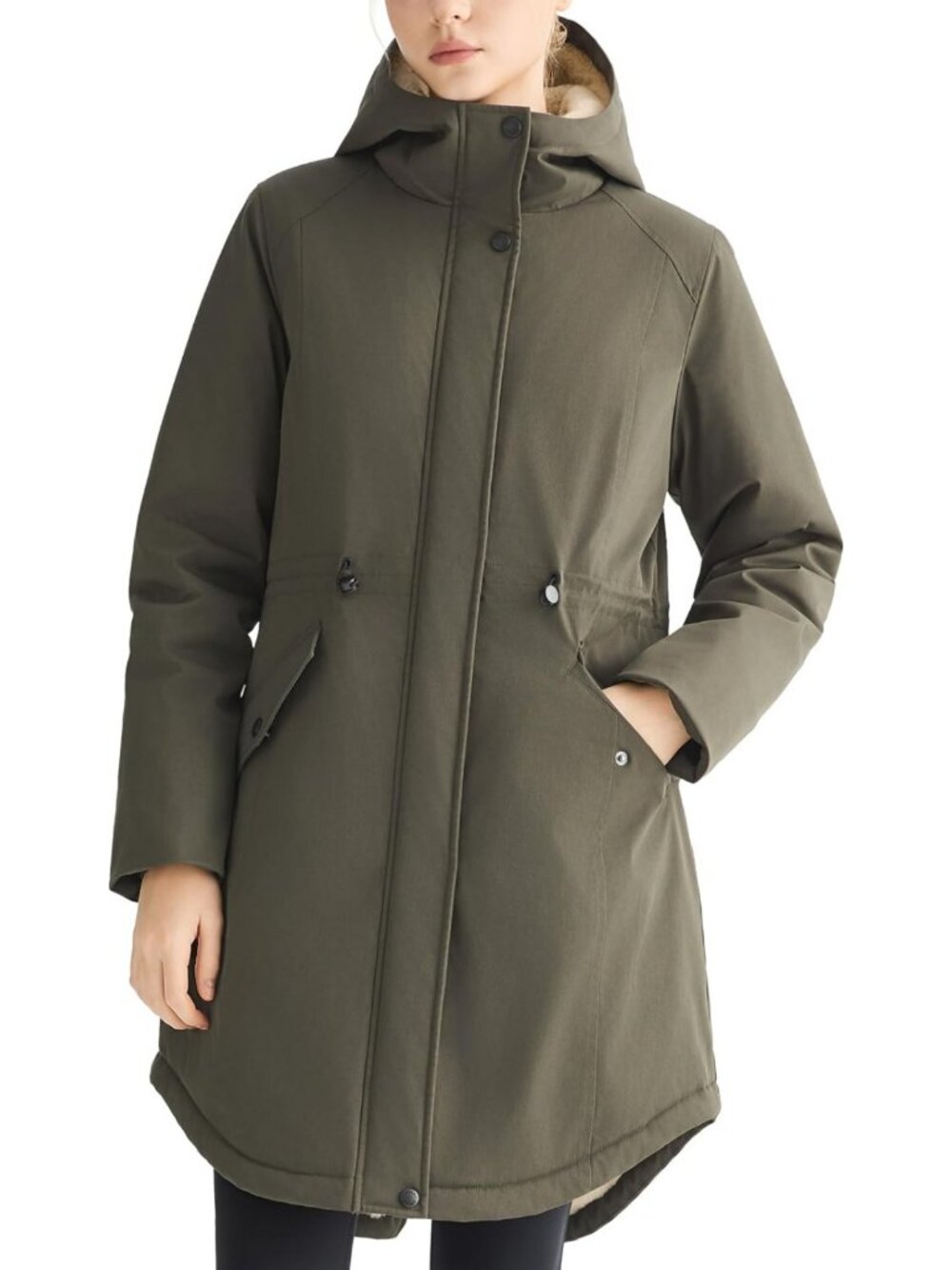 Cozy Women's Winter Puffer Jacket - Thick Fleece Lined, Warm & Stylish Outerwear